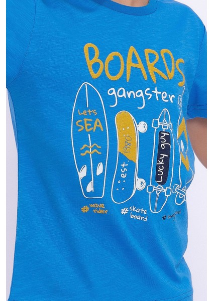 Boards Gangster Cobalt Mavi Erkek Çocuk Kapri Takım indirimleri