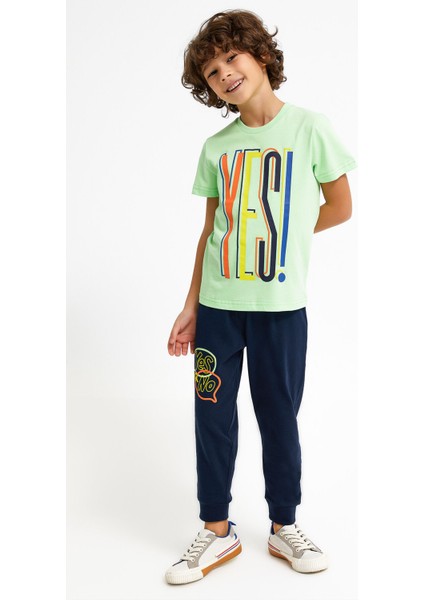 Yes Mint Erkek Çocuk Pijama Takımı