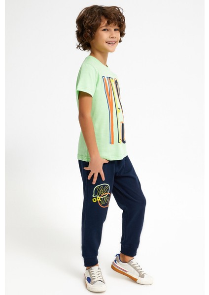 Yes Mint Erkek Çocuk Pijama Takımı