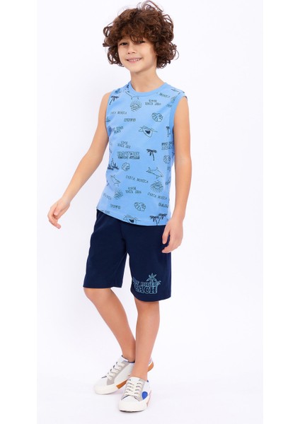 Surf Rider Beach Indigo Erkek Çocuk Bermuda Takım fiyatları