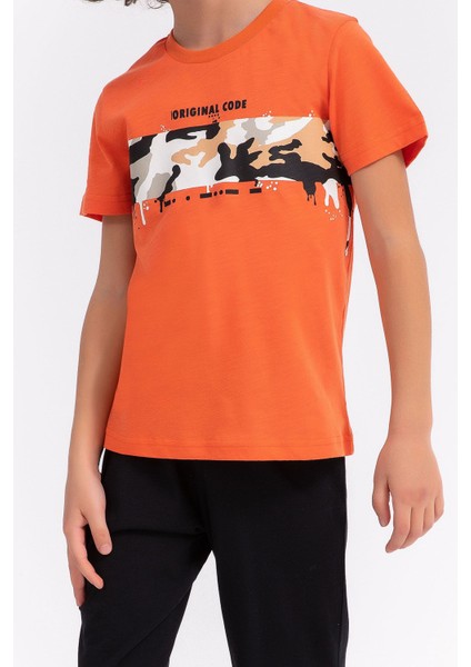 Original Code Turuncu Erkek Çocuk Kapri Takım indirimleri