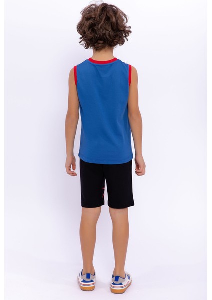 Cobalt Mavi Kolsuz Erkek Çocuk Bermuda Takım indirimleri