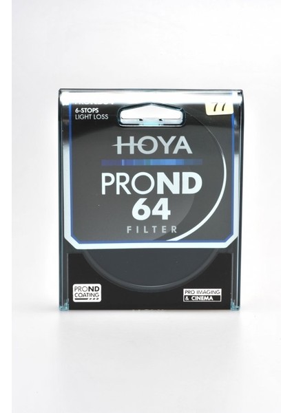 77 mm Pro Nd 64 Filtre 6 Stop
