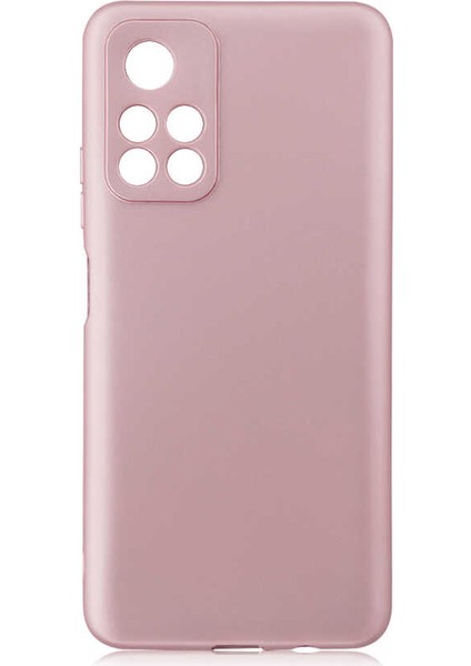 Xiaomi Poco M4 Pro 5G Kılıf Soft Mat Premier Case Kapak Rose Gold