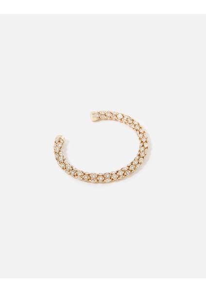 Pastel Pop Kristal Kelepçe Altın