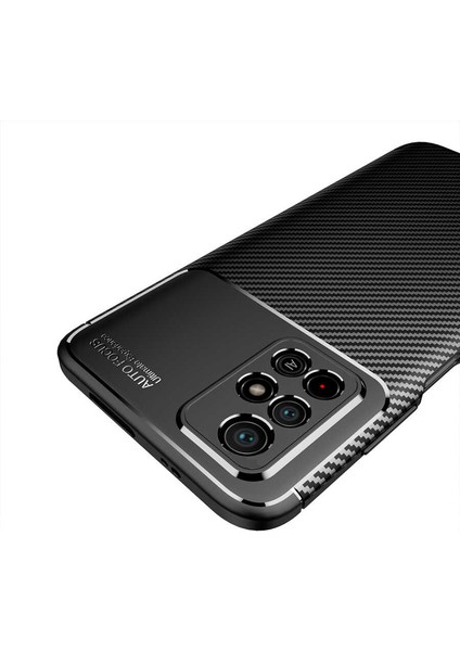 Xiaomi Poco M4 Pro 5g Kılıf Negro Karbon Görünüm Kamera Korumalı Silikon Siyah fiyatları