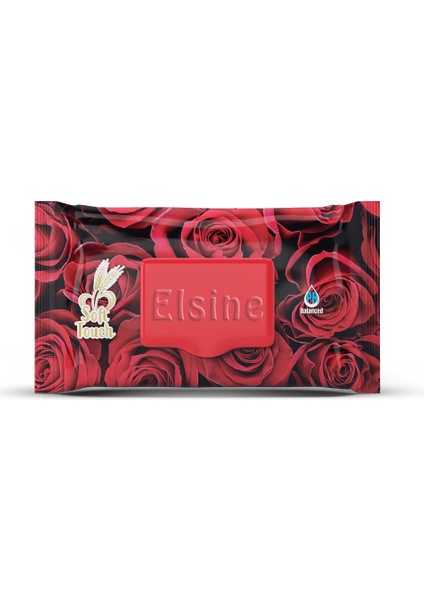 3 Paket Red Rose Islak Havlu Mendil 90 Adet Kapaklı Gül Kokulu