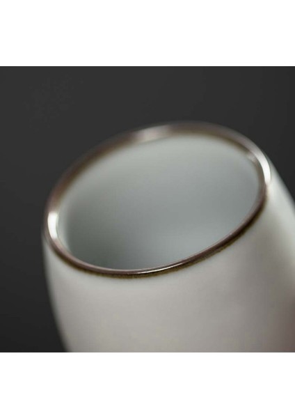 1 Adet Çin Seramik Çay Kupası Beyaz Porselen Kung Fu Bardaklar Kolu ile Drinkware Şarap Kahve Kupa Teacup Toptan | Teacups (Pipa)