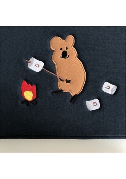 Sevimli Baskı Pamuk Laptop Kılıfı Çanta Kızlar Için 11 Inç Mac Ipad Pro Durumda iPad Saklama Çantası iPad Koruyucu Kapak Kol Kılıf | Kozmetik Çanta ve davalar indirimleri