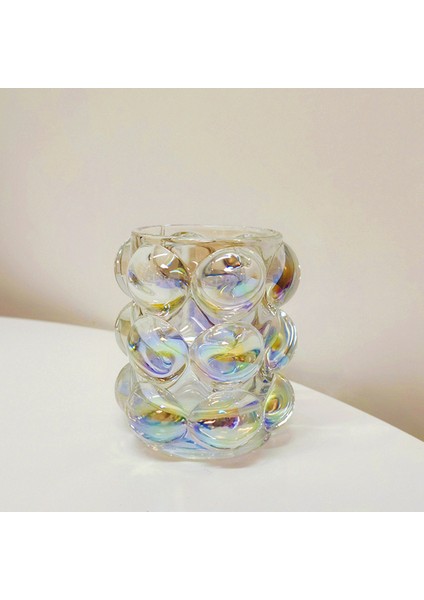 Kristal Cam Boncuk Makyaj Fırça Tutucu Kalem Kalem Saklama Kupası Kozmetik Araçları Organizatör | Makyaj Organizatörleri fırsatları