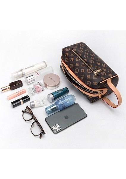 Kadın Makyaj Çantası Organizatör Seyahat Bayanlar Tuvalet Seti Kozmetik Çantası Kılıfı Lüks Tasarımcı Güzellik Kılıf Taşınabilir Yıkama Kılıfı Debriyaj | Kozmetik Çanta ve davalar modelleri