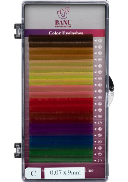 Ipek Kirpik Color C-0.07 9mm