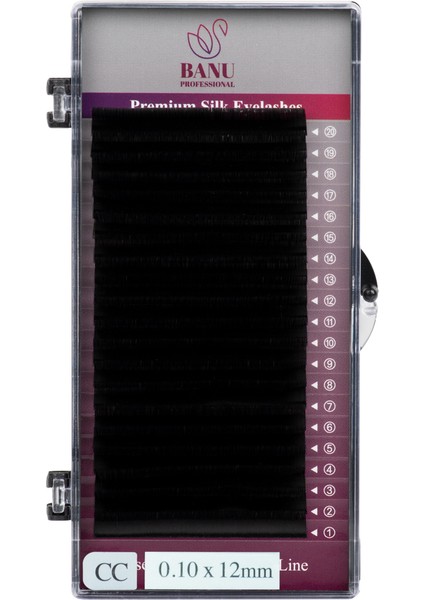 Premium Silk Ipek Kirpik Cc-0.10 12MM