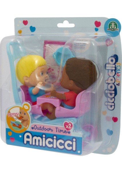 Giochi Preziosi CC019000 Amicicci 2li Bebek Arabası - Cicciobello ve Arkadaşları