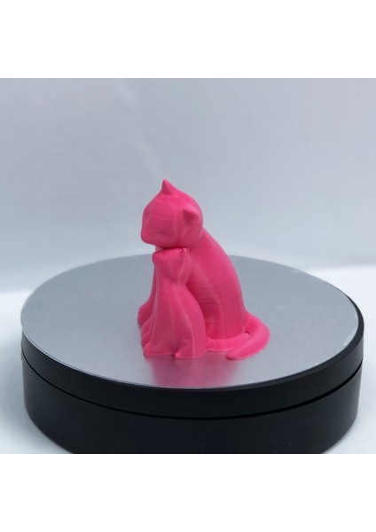 3D Anne ve Yavru Kedi Figürlü Biblo / Oyuncak fiyatları