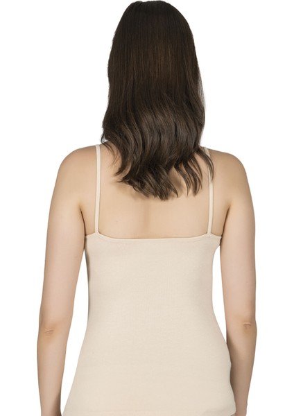 Kadın Modal Ip Askılı Atlet Ten | K24264 fiyatları