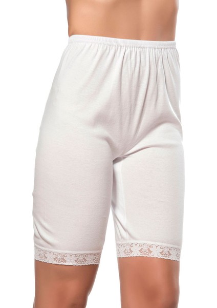 Kadın Ribana Dantelli Paçalı Beyaz | K0114 fiyatları