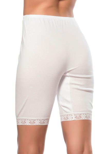 Kadın Ribana Dantelli Paçalı Beyaz | K0114 modelleri