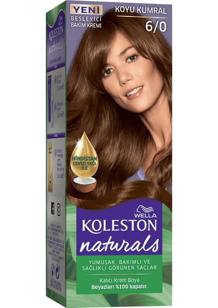 Wella Naturals Koyu Kumral Saç Boyası 6/0 fiyatları