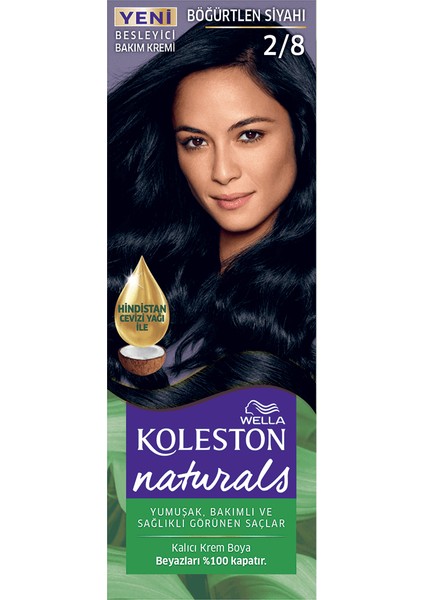 Wella Naturals Saç Boyası Böğürtlen Siyahı 2/8