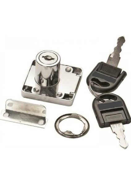 Yenimastercare Katlanır Anahtarlı Dolap Çekmece Kilidi 715220