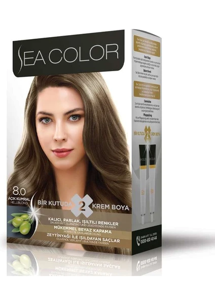 Sea Color 8.0 Açık Kumral Set Boya