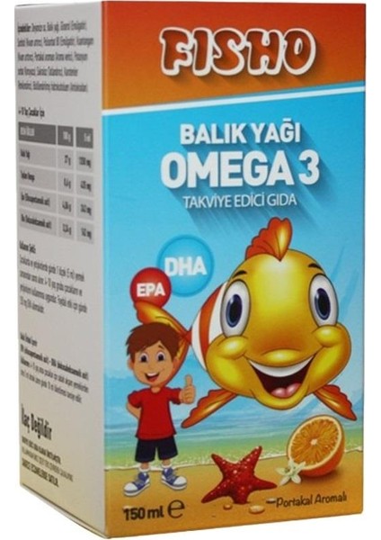 Balık Yağı Şurubu 150 Ml