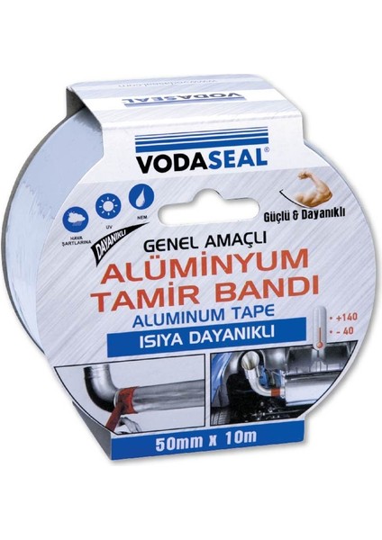 Vodaseal Alüminyum Tamir Bandı - 50 mm x 10 M