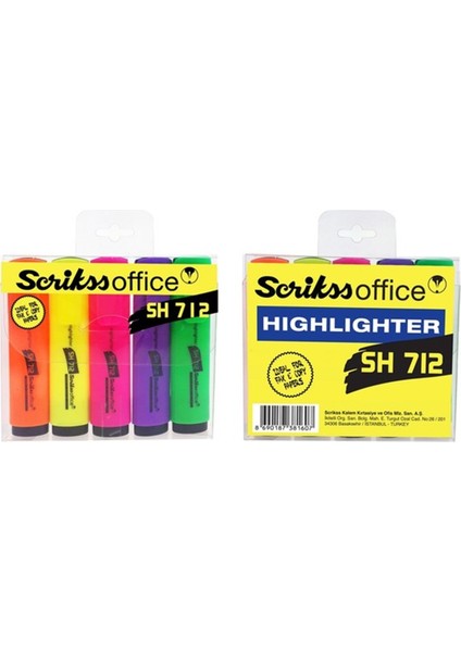 SH712 Fosforlu Kalem 5'li Set