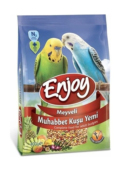 Meyveli Muhabbet Kuşu Yemi 400 gr