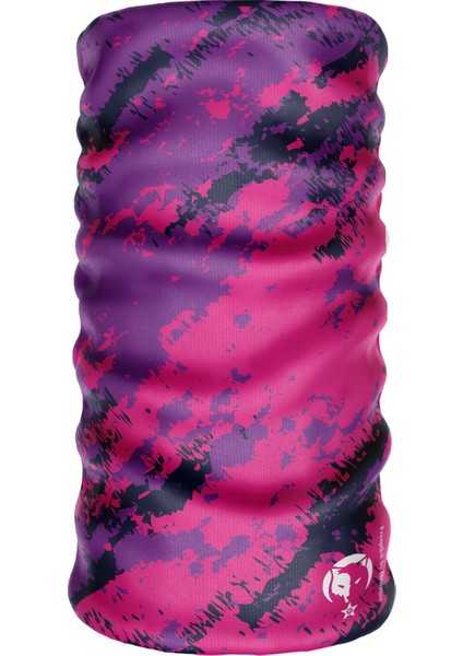 Mor Renk Extreme Bandana Boyunluk Saç Bandı Toka Maske