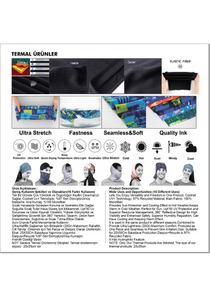 Mor Renk Extreme Bandana Boyunluk Saç Bandı Toka Maske modelleri