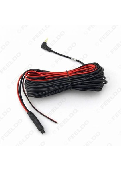 10 Metre Geri Görüş Kamera Kablosu 2.5 mm 4 Pin Kablo Tampon Kamer 4 Pin Araç Kamera Kablosu