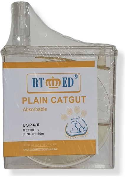 Plain Kaset Katküt Usp No:4 2 Metric 50 M