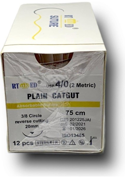 Kat Küt Katküt Sünnet Ipliği 12 Li No:4/0 Keskin