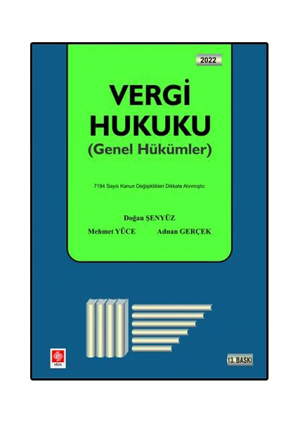 Vergi Hukuku – Doğan Şenyüz