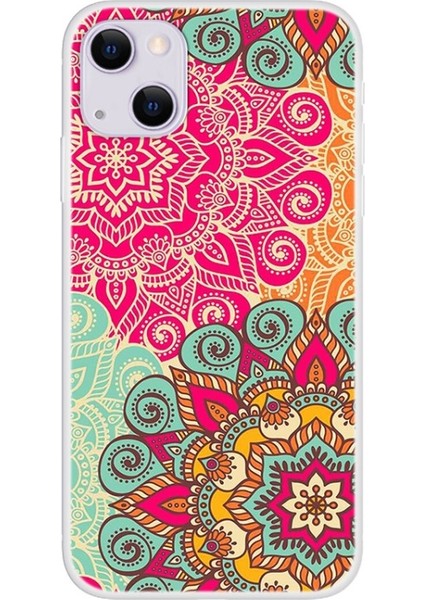 iphone 13 6.1 Inç Uyumlu Desen Baskı Tpu Telefon Kılıfı (Yurt Dışından)