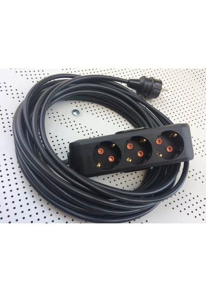 3x2,5mm2 Nym Öznur-Koç Kablo (Antigron) 5mt 3lü Monofaze Uzatma Kablosu