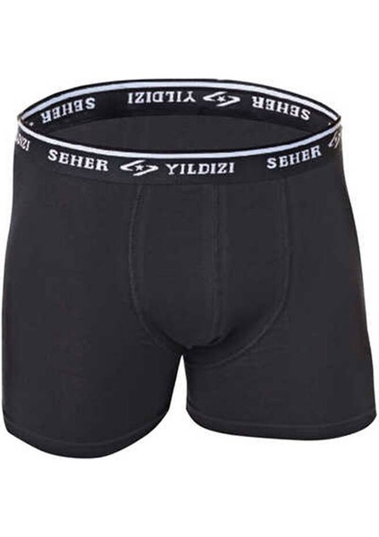 Likralı Erkek Boxer 0060 | Siyah