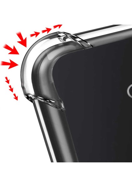 Xiaomi Poco X3 Gt Kılıf Antishock Köşeli Şeffaf Sert Silikon Renksiz fiyatları