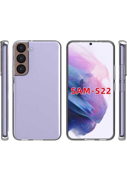 Samsung Galaxy S22 Kılıf Süper Silikon Lüx Korumalı Şeffaf fiyatları