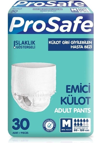 Tekstil Yüzey Emici Külot Medium 30'Lu 4 Paket 120 Adet