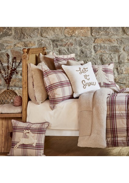 Karaca Home Woodland Bej Çift Kişilik Cozy Comfort Set