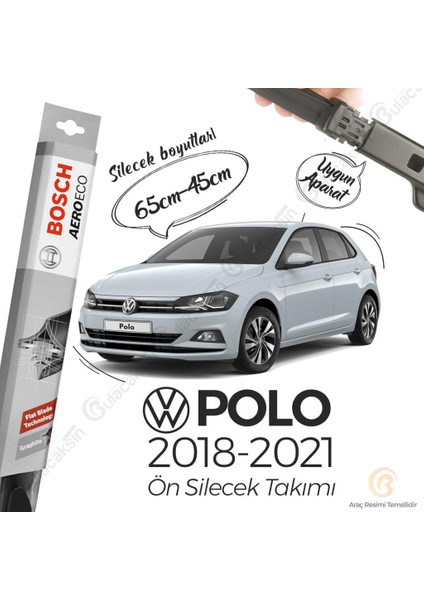 Volkswagen Polo Muz Silecek Takımı (2018-2021) Bosch Aeroeco