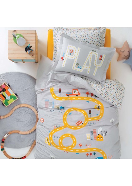 Bedding Road Ranforce Tek Kişilik Nevresim Takımı