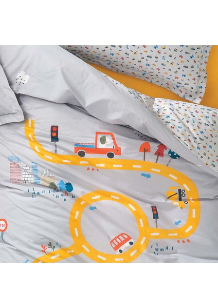 Bedding Road Ranforce Tek Kişilik Nevresim Takımı