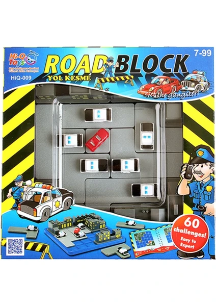 Hi-Q Toys Hi-Q Road Block Yol Kesme Hırsız Polis Çocuk Zeka Oyunu HIQ-009