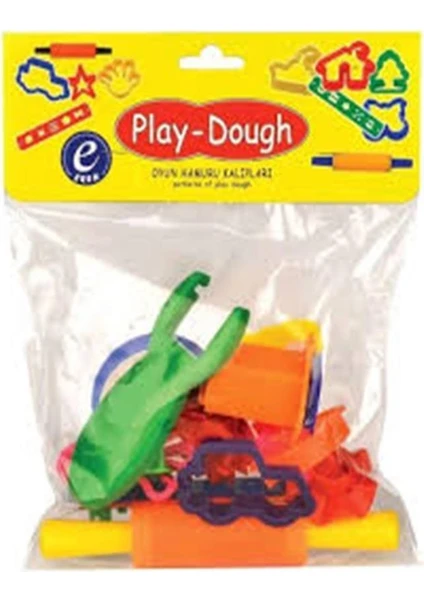 Play Dough Oyun Hamuru Kalıpları Poşetli Şekiller 014