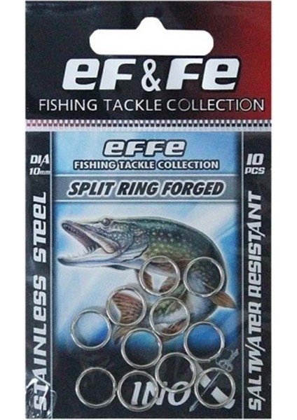 Halka Paslanmaz Çelik- Split Rings 1 Pakette 10 Adet - No-06 fiyatları