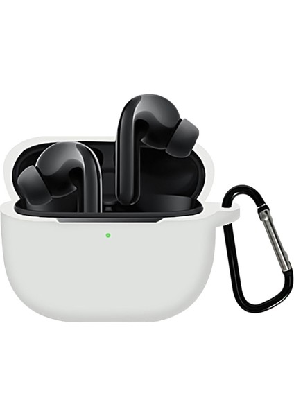 Xiaomi Flipbuds Pro Için Sıvı Silikon Kılıf Için Beyaz (Yurt Dışından)